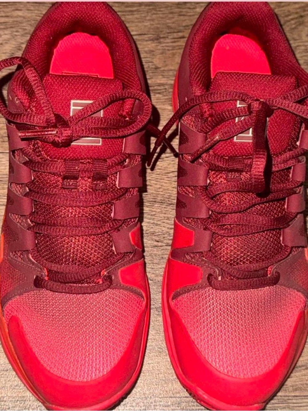 Nike Men's Running Shoes in Burgundy and Red